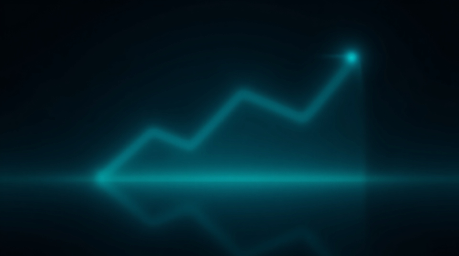 A glowing upward trend line on a dark background, representing 2026 supplement trends brands are formulating now.